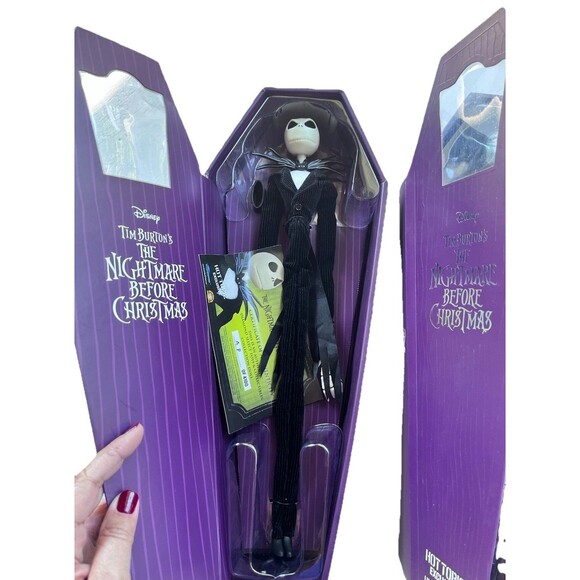 Set 2 Hot Topic Nightmare Before Christmas Coffins Jack Sally Exc Artist Proof - Picture 9 of 12